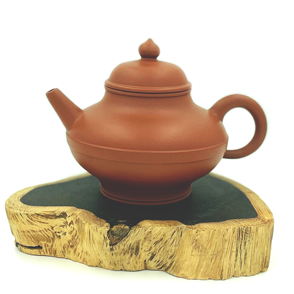 Large Shui Ping Red Clay Teapot, 200 ml - Taiwan Tea Crafts